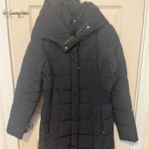 Cole Haan Puffer Jacket size S Black Long